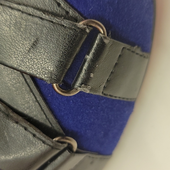 Christian Louboutin Nitoinimoi Bandage Suede Leather Blue Black Ankle Bo… - Picture 15 of 16